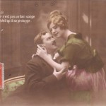 Carte Postale Ancienne - Saint-Valentin - série Intimité