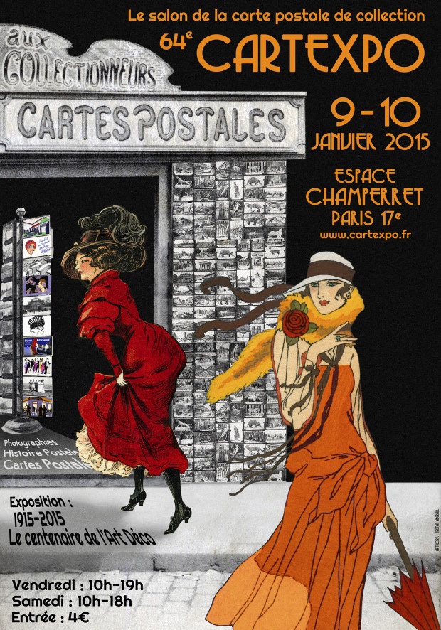 salon CARTEXPO, 64e édition - Paris (Espace Champerret) - les Cartes Postales Anciennes